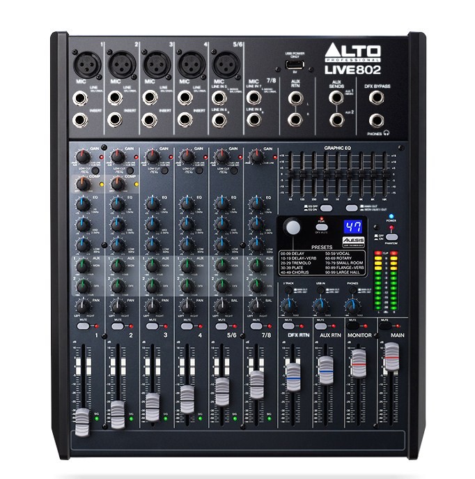 Фото Alto LIVE 802 Alto LIVE 1604 Микшерный пульт