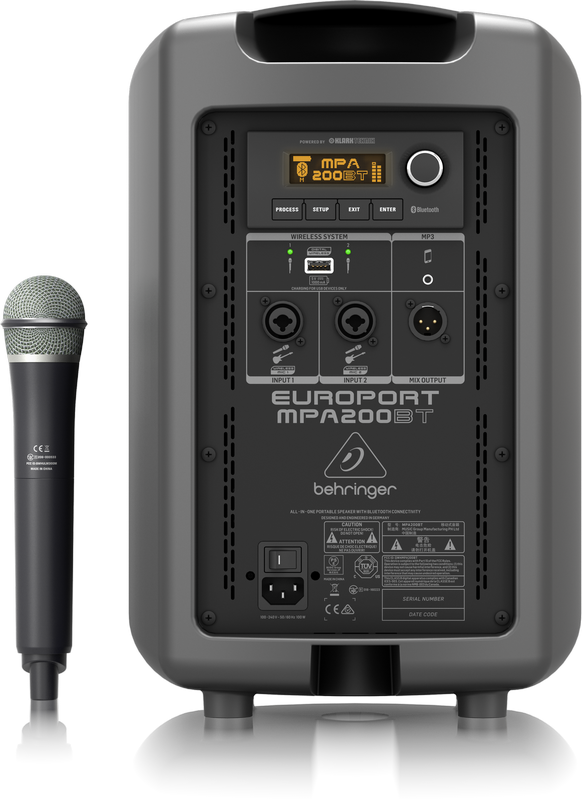 Фото Портативная акустическая система Behringer MPA200BT