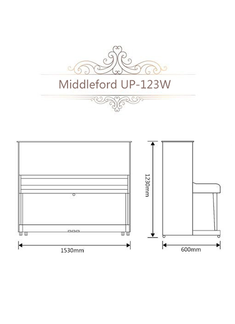Фото Пианино Middleford UP-123W