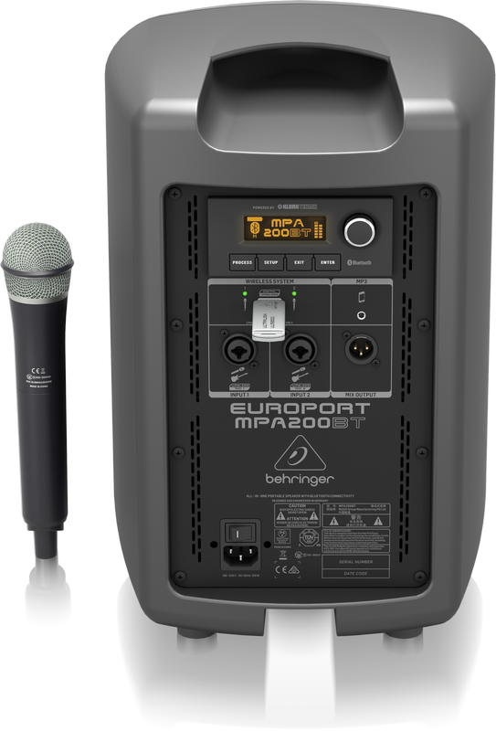 Фото Портативная акустическая система Behringer MPA200BT