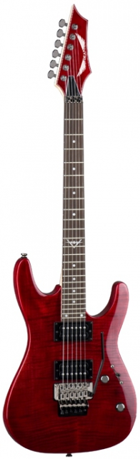 Фото Электрогитара Dean Custom 350 Floyd Trans Red