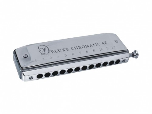 Хроматическая губная гармоника Hering Deluxe Chromatic 48 C в магазине Music-Hummer