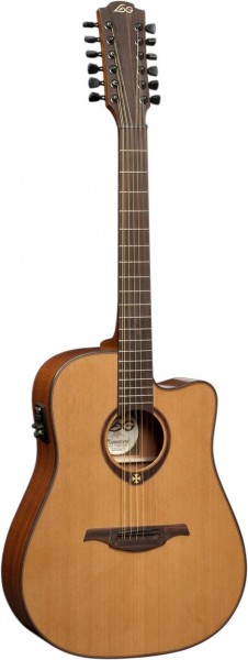 12-ти струнная электроакустическая гитара LAG T200D12CE в магазине Music-Hummer