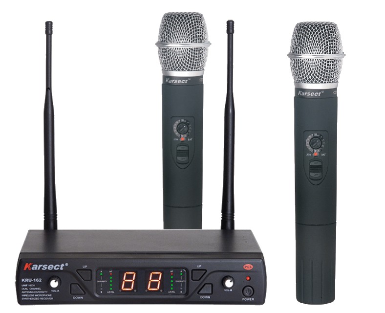 KARSECT KRU162/KST-6U Радиосистема с двумя ручными микрофонами в магазине Music-Hummer