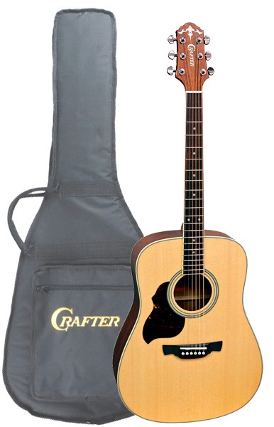 Акустическая гитара CRAFTER D-6L/N + Чехол в магазине Music-Hummer