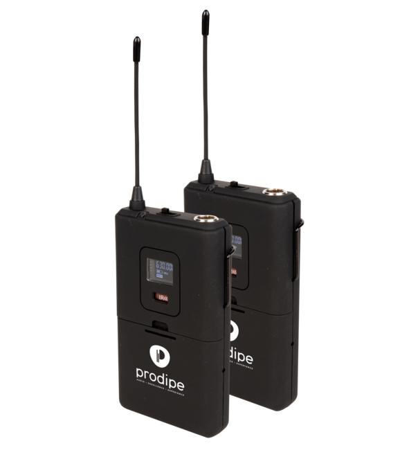 Фото Беспроводная микрофонная система DSP-DUO-UHF-B210/F5 Prodipe
