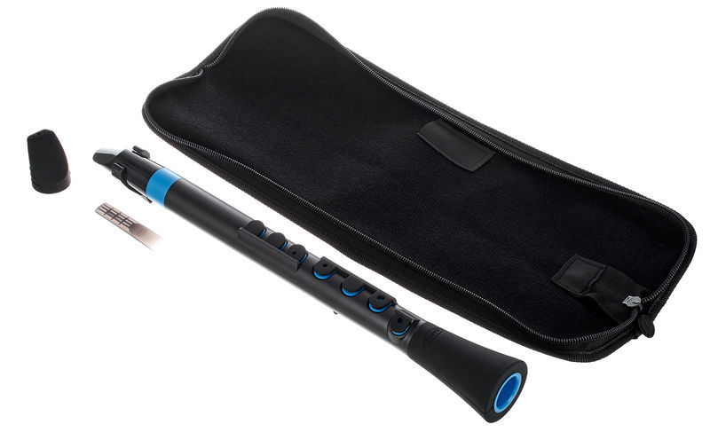 Фото Блокфлейта NUVO Dood (Black/Blue)