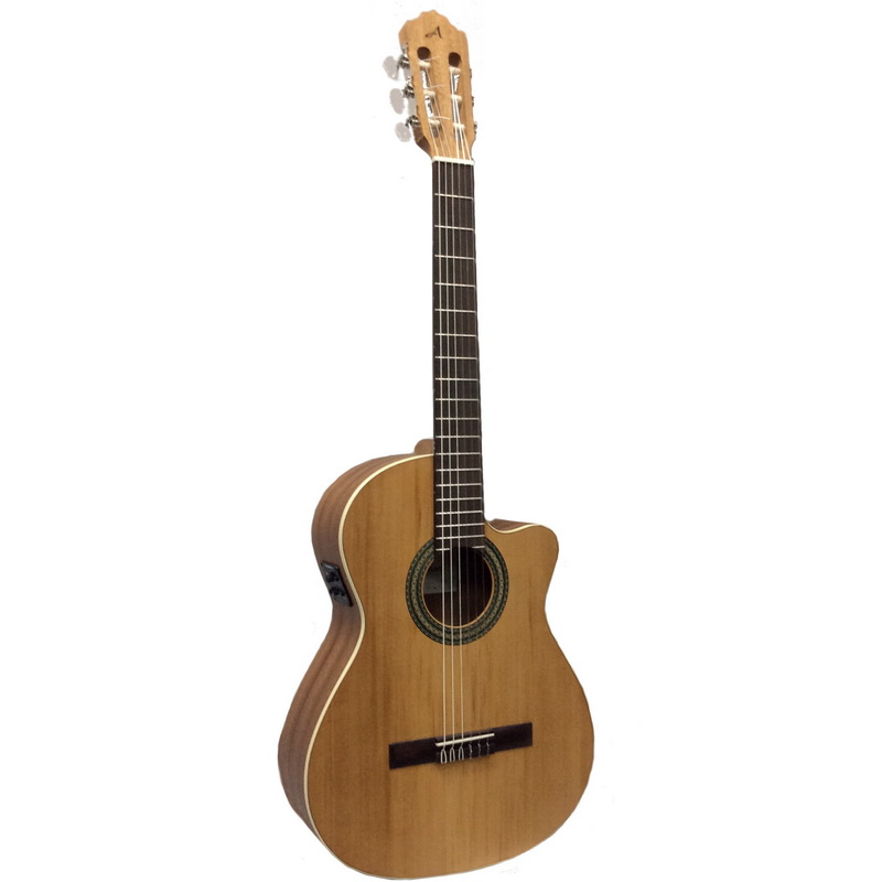 Гитара ALMANSA 400CTW (EZ) с вырезом и эквалайзером Fishman classica в магазине Music-Hummer
