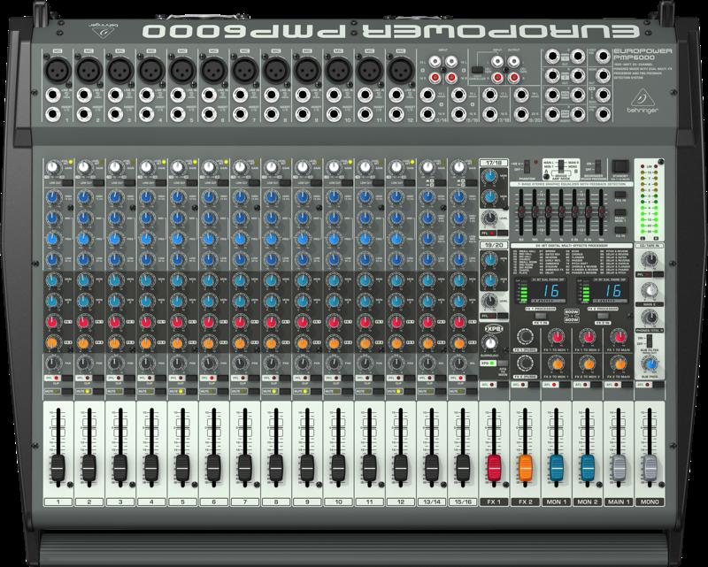 Фото Микшер со встроенным усилителем Behringer EUROPOWER PMP6000