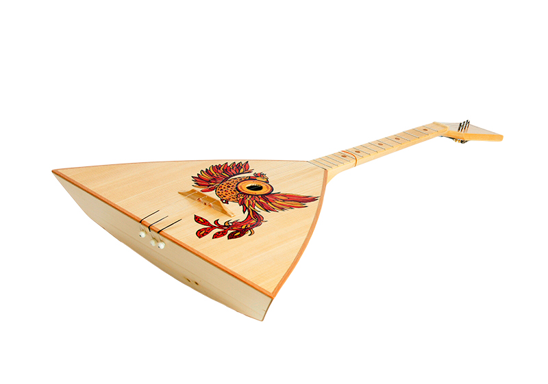 Фото SBF-FB Festival Decor Балалайка трехструнная уменьшенная, жар-птица, Балалайкеръ