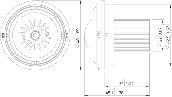 Фото Драйвер ВЧ Lavoce TN131.00 30 Вт 8 Ом