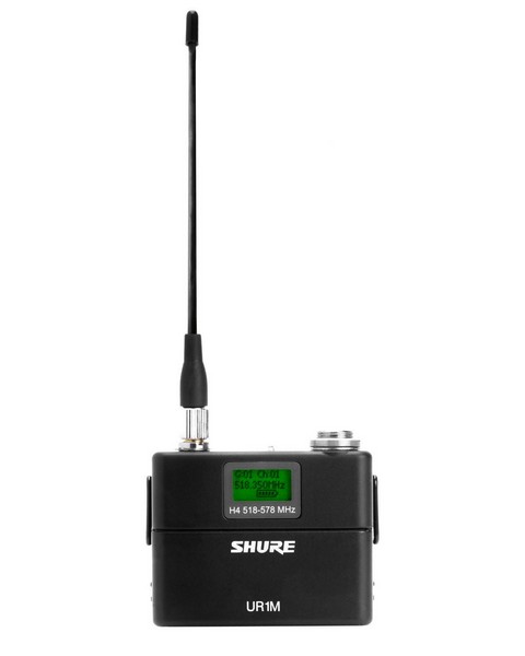 Передатчик SHURE UR1M J5E 578 - 638 MHz в магазине Music-Hummer
