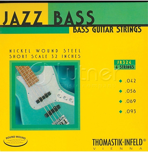 Комплект струн Thomastik JR324 Jazz Round Wound для бас-гитары в магазине Music-Hummer