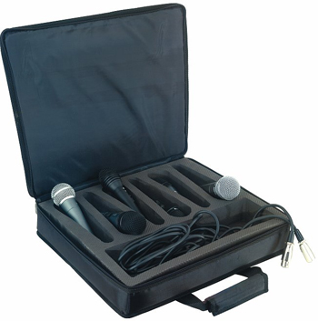 Rockbag RB23206B  сумка для траспортировки 6 микрофонов и коммутации в магазине Music-Hummer