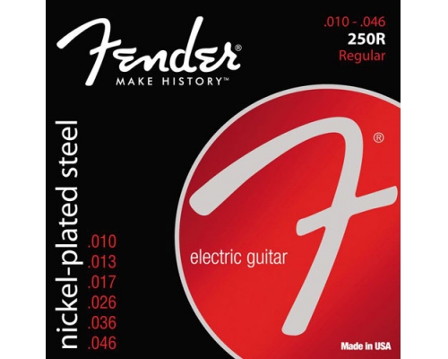 Фото FENDER STRINGS NEW SUPER 250R NPS BALL END 10-46, струны для электрогитары, стальные с никелевым покрытием