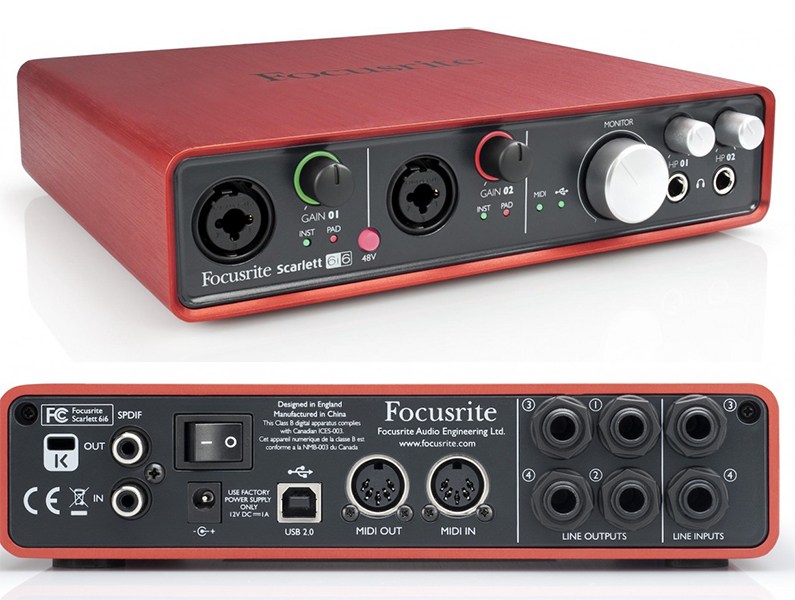 Фото Звуковая карта FOCUSRITE Scarlett 6i6