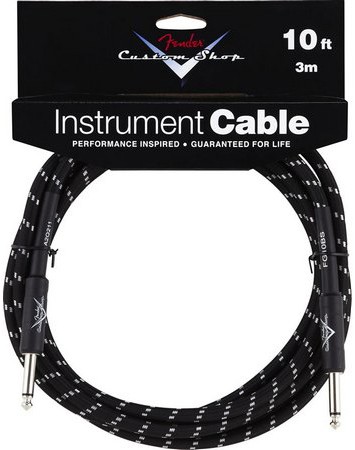 FENDER 10' INSTRUMENT CABLE BLACK инстументальный кабель, 3 м, цвет ч рный в магазине Music-Hummer