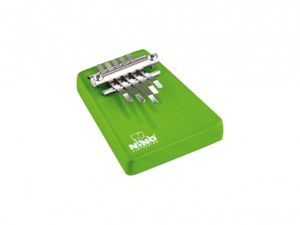 Калимба MEINL NINO963GR - 5 нот, корпус - сосна, ноты - хромированная сталь, цвет зеленый в магазине Music-Hummer