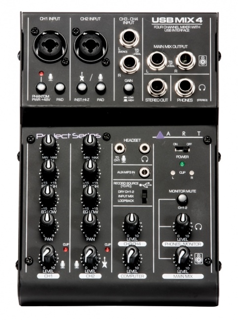 Фото Микшер ART USBMIX4