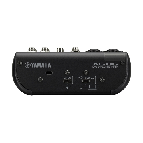 Фото 6-канальный микшер Yamaha AG06MK2 Black