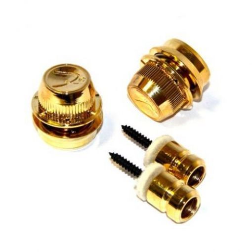 FENDER FenderÂ® Strap Locks (Gold) в магазине Music-Hummer