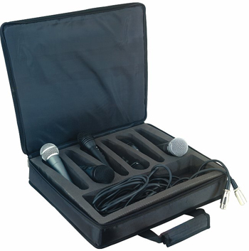 Фото Rockbag RB23206B  сумка для траспортировки 6 микрофонов и коммутации