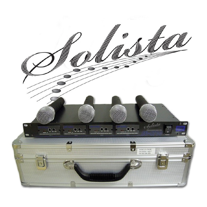 Радиосистема на 4 микрофона SOLISTA EU-4700 в магазине Music-Hummer