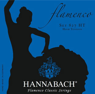 Комплект струн для классической гитары Hannabach 827HT Blue FLAMENCO в магазине Music-Hummer