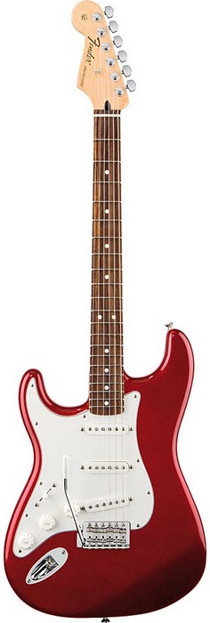 Фото Электрогитара FENDER STANDARD STRATOCASTER LH RW CANDY APPLE RED TINT
