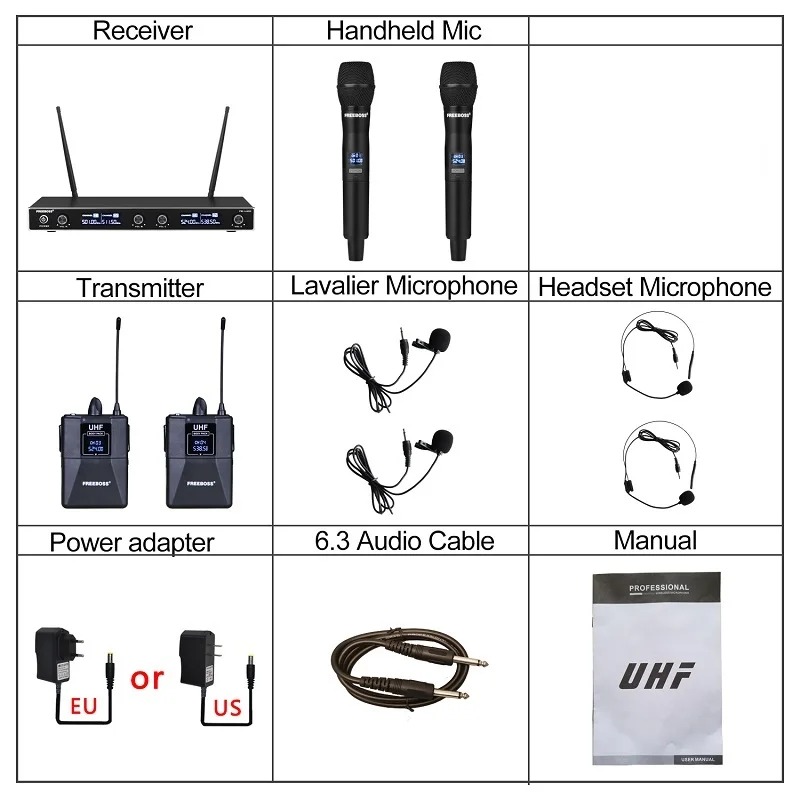 Фото Радиосистема FREEBOSS FB-U400H2 BandC