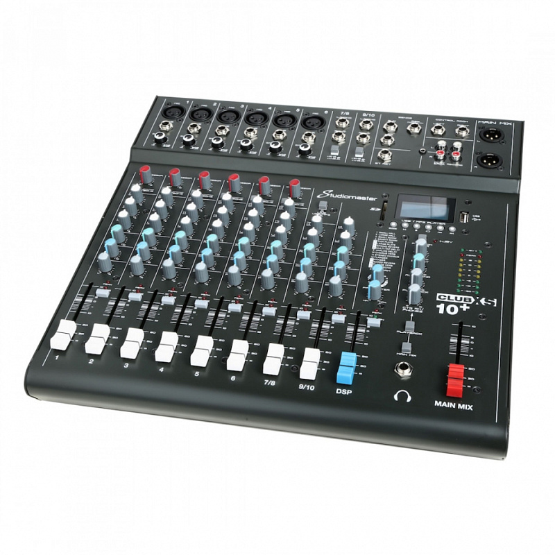 Фото Аналоговый микшер STUDIOMASTER CLUB XS10+