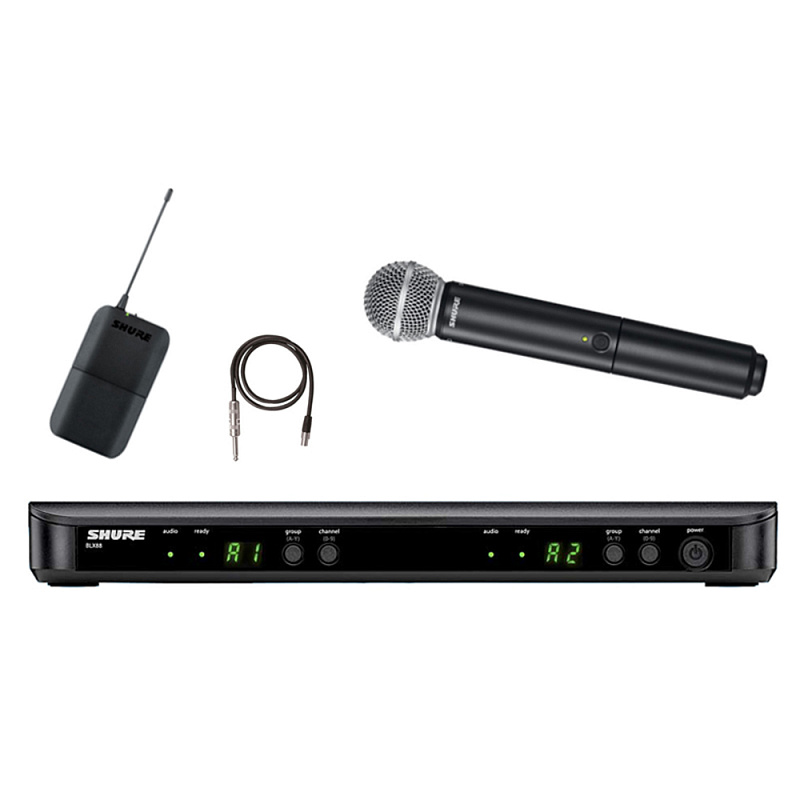 Фото Радиосистема SHURE BLX1288E/SM58