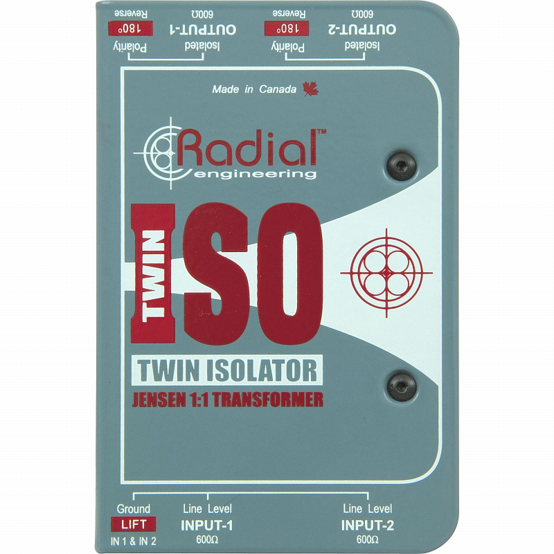 Radial TWIN ISO  2-х канальный изолятор в магазине Music-Hummer