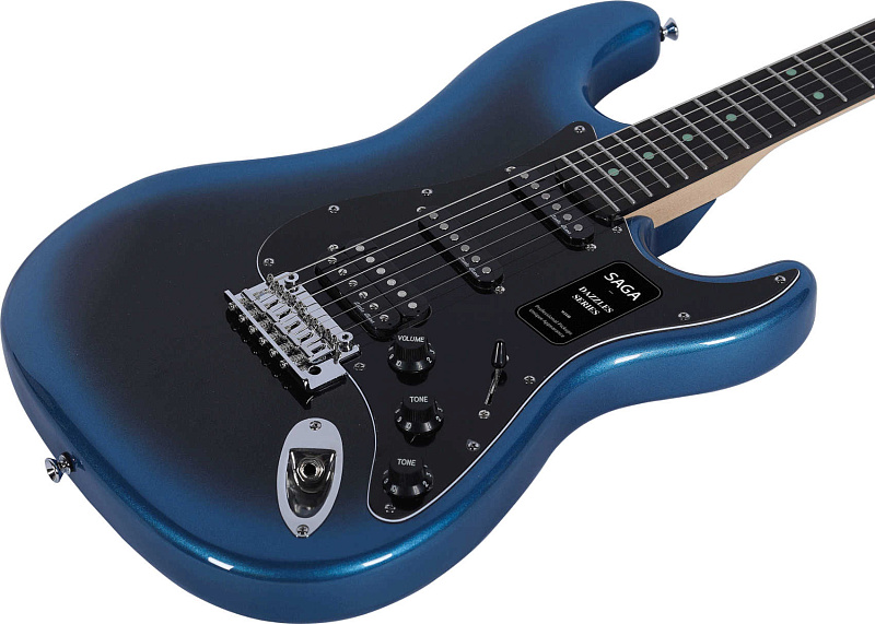 Фото Электрогитара SAGA DARK NIGHT BLUE