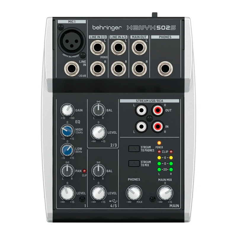 Фото Аналоговый микшер Behringer XENYX 502S