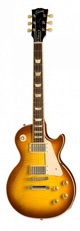 Фото Электрогитара GIBSON LES PAUL STANDARD TRADITIONAL ICED TEA CHROME HARDWARE
