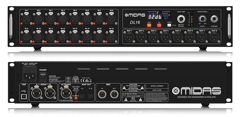 Фото Стейдж-бокс MIDAS DL16