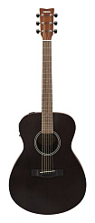 Электроакустическая гитара Yamaha FSX400 SMOKY BLACK, чёрный матовый