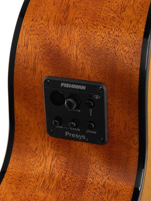 Фото Электроакустическая бас-гитара Cort AB850F-NAT-BAG Acoustic Bass Series, натуральный