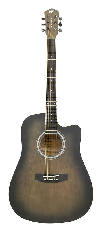 Фото Акустическая гитара Nordfolk NF-414 TBS, черный берст