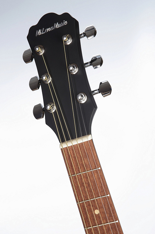 Фото MiLena-Music ML-F3-BK Акустическая гитара, черная