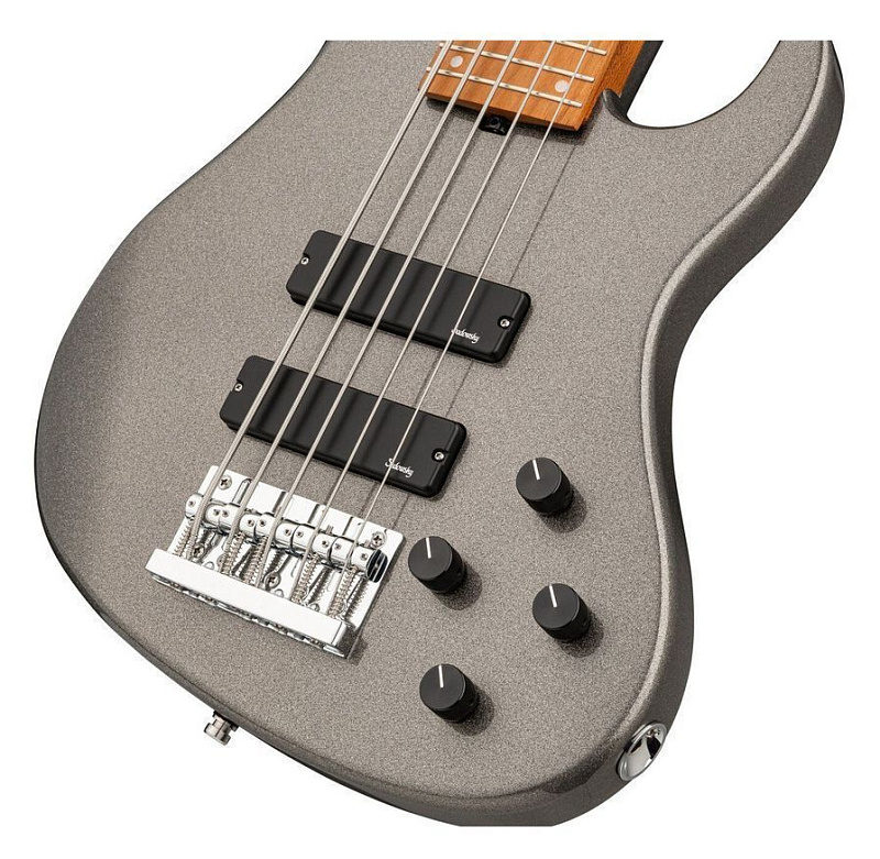 Фото Пятиструнная бас-гитара Sadowsky Modern 5 Roasted Maple SSMHP, серый металлик