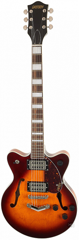 Фото Гитара полуакустическая FENDER G2655 Streamliner Center Block Junior LRL Forge Glow Maple