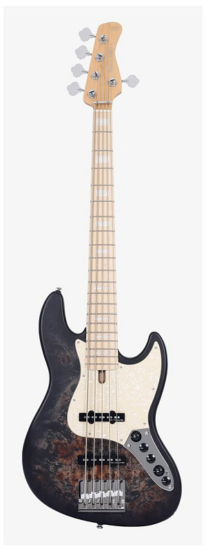 Фото Пятиструнная бас-гитара Sire V7 Swamp Ash Reissue-5 TBK.S, чёрный