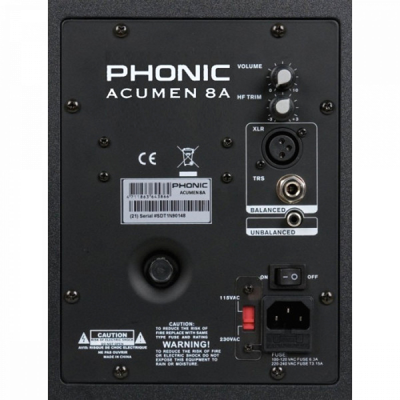 Phonic Acumen 8A BK в магазине Music-Hummer