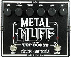 Electro-Harmonix Metal Muff w/ Top Boost  гитарная педаль Metal Distortion