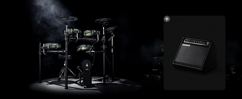 Электронная ударная установка DONNER DED-500 Professional Digital Drum Kits в магазине Music-Hummer