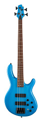 Бас-гитара Cort C4-Deluxe-CBL Artisan Series, синяя