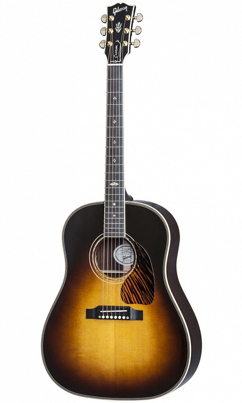 GIBSON 2017 J-45 Custom Rosewood Электроакустическая гитара с кейсом в магазине Music-Hummer