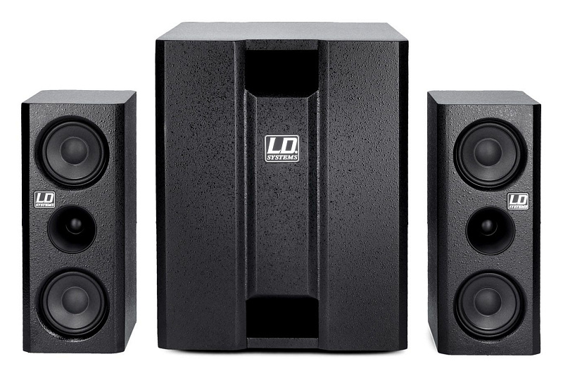 Фото Портативная PA-система 2.1 LD Systems DAVE 8 XS, чёрный